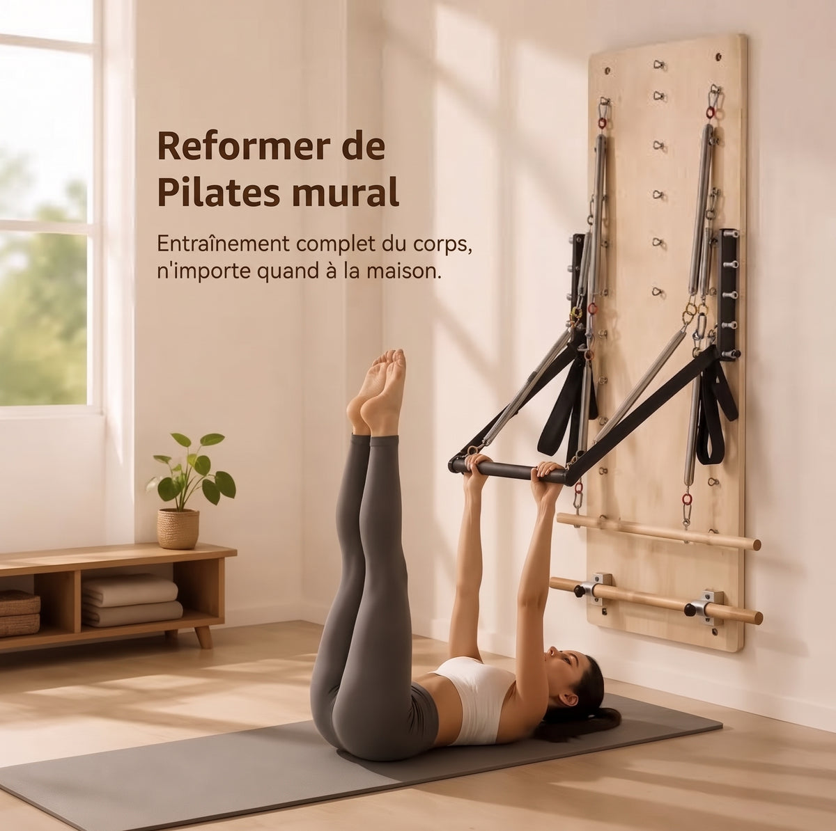 Avel Form Mural, appareil Pilates mural à domicile
